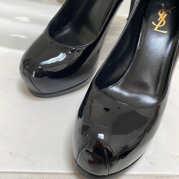 Saint Laurent Patent Leather Tribtoo Stiletto Pumps size 39 - Picture 5 of 10
